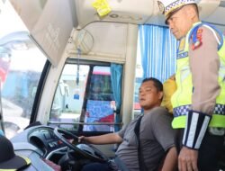 Ops Keselamatan Seligi 2026 : Polda Kepri Gelar Ramp Check Angkutan Umum dan Pariwisata