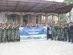Sambut HUT Kavaleri Angkatan Darat, Prajurit Yonkav 6/NK melaksanakan Karya Bhakti bersama Masyarakat di Wilayah Asam Kumbang
