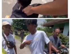 Dua Anggota TNI Yonif TP 848/SPC, Dengan Sigap dan Cepat Bantu Masyarakat Tangkap Pelaku Jambret HP Milik Warga