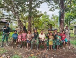 Satgas Yonif 123/Rajawali Gelar Pelayanan Kesehatan di Pos Asgon, Koroway, dan Kout