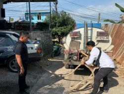 Polda Kepri Turun Tangan Bantu Masyarakat Pemenuhan Air Bersih di Tanjung Sengkuang Hari ke – 11