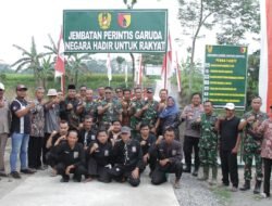 Monitoring dan Evaluasi Aster Kasdam V/Brawijaya, Tinjau Jembatan Perintis Garuda di Wilayah Kodim 0808/Blitar