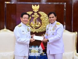 Perkuat Diplomasi Maritim, Kasal Terima Kunjungan Kehormatan Chief of Staff of Japan’s Maritime Self – Defence Force