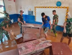 Satgas Gulbencal Kodam I/BB Rampungkan Pembersihan dan Pengecatan SDN 155680 Bonalumban Pascabencana