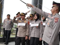 Diiringi Marching Band AWB, Gladi Bersih Farewell Parade Kapolda Sumsel Berlangsung Khidmat