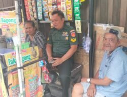 Pelaku UMKM Jadi Sasaran Komsosnya Babinsa Kemlayan